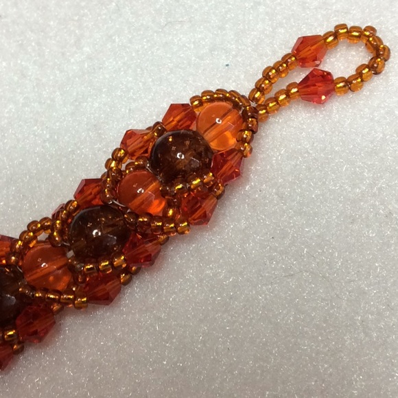 FINAL SALE PRICE Handmade CL Designs Rich Tones Bracelet - Picture 3 of 4